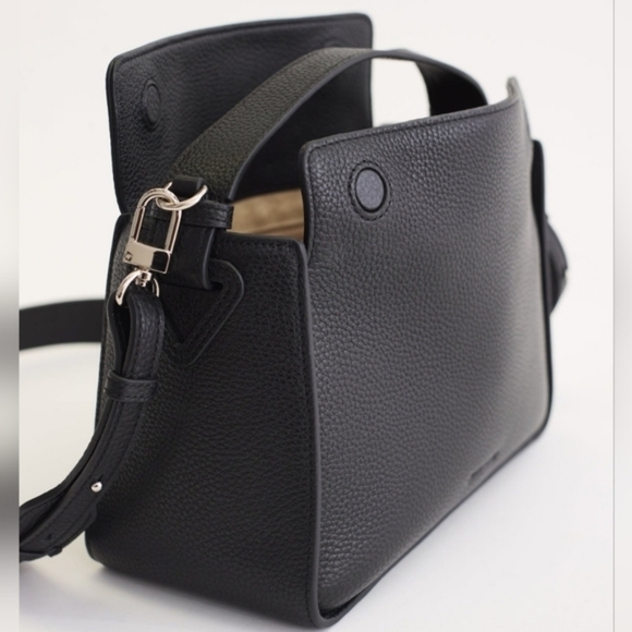 EXCELLENT THE HORSE CLEMENTINE BAG - BLACK PEBBLED LEATHER - Picture 5 of 12